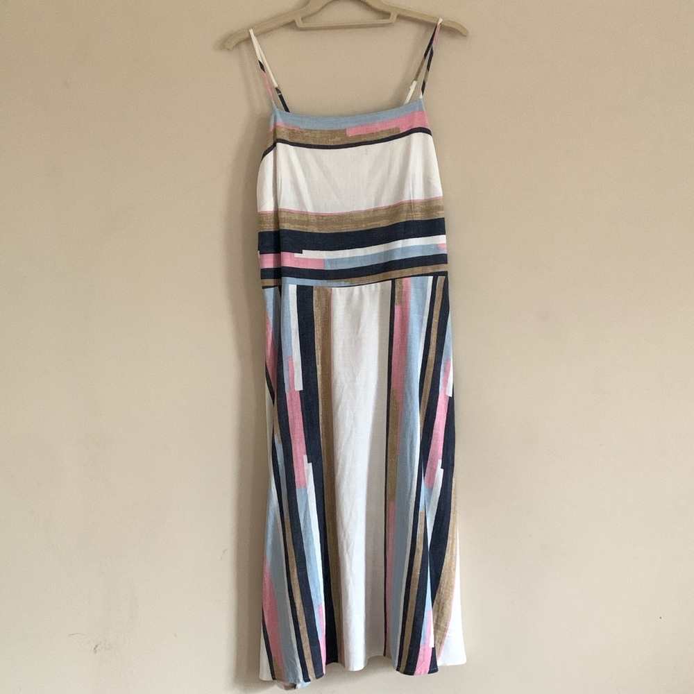 Striped Midi Dress